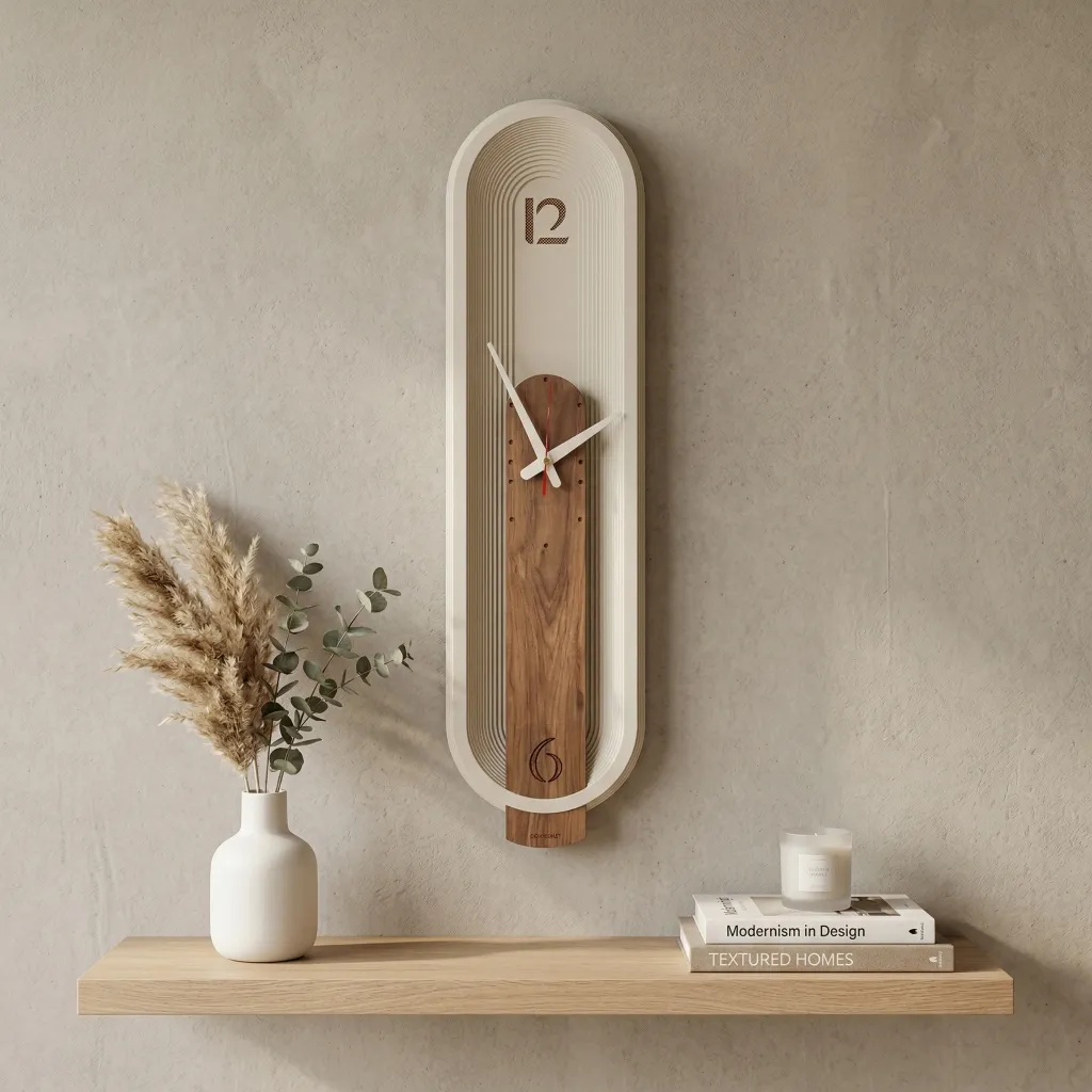 ساعة الوقار - على الجدار